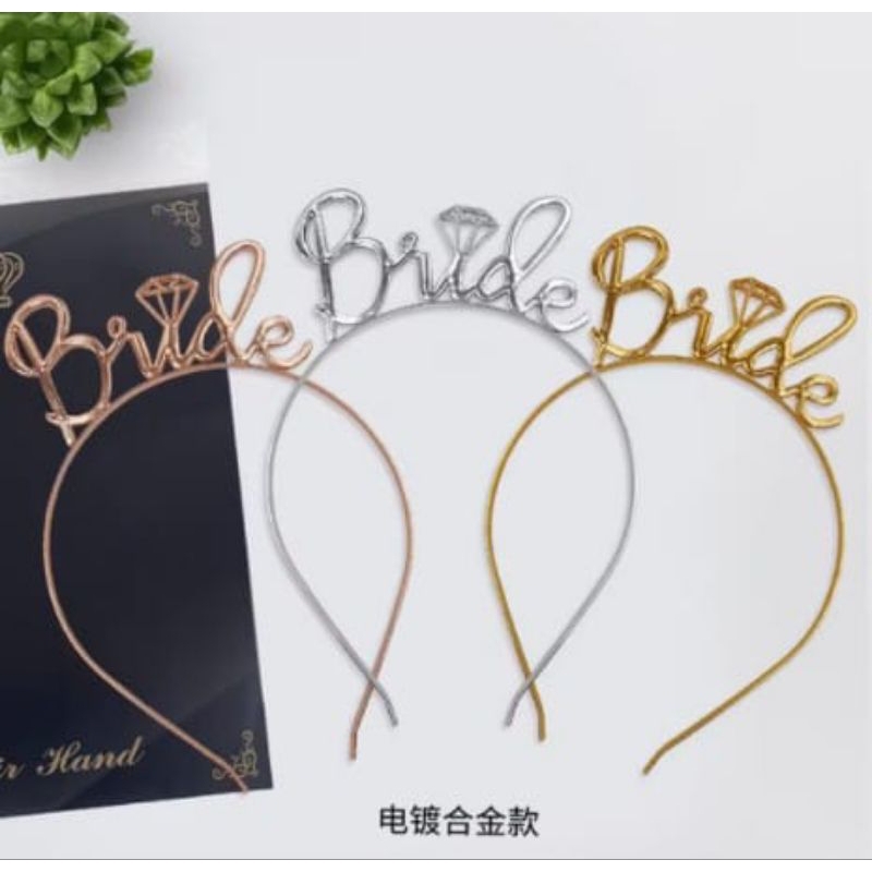 E24 || Bando Bride To Be / Mahkota Bride / Bando Mewah