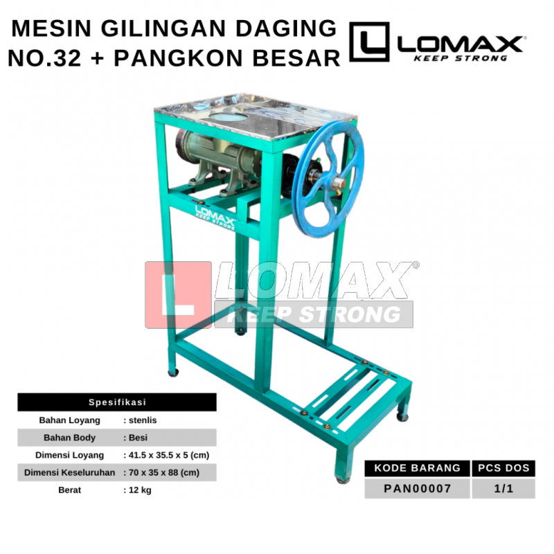 MESIN GILINGAN DAGING NO.32 + PANGKON BESAR