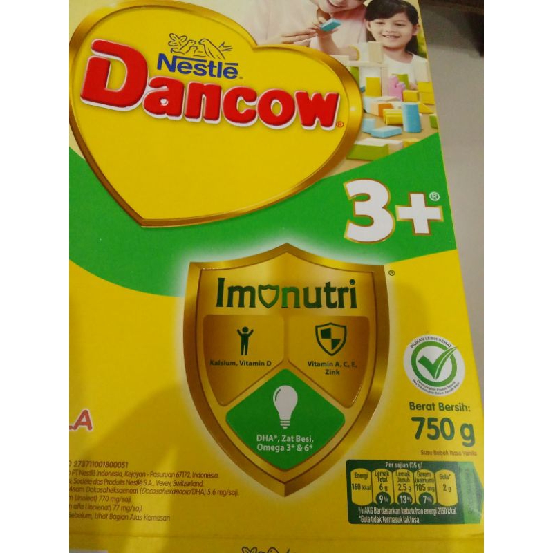

Kardus Dancow 3+ (ada kodenya)..