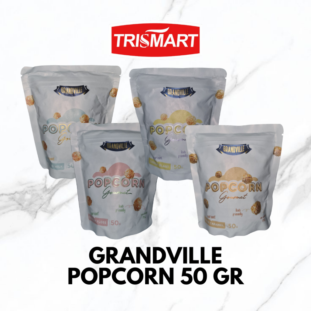 

GRANDVILLE POPCORN 50 GR | CHEESE BLAST CRUNCHY FLOSS HOKKAIDO MILK DULCE CARAMEL