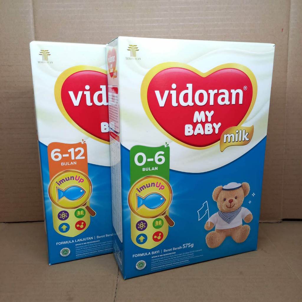 VIDORAN BABY 0-6 BULAN & 6-12 BULAN 575GR | SUSU FORMULA BAYI LENGKAP UNTUK PERTUMBUHAN | LALA BABY 