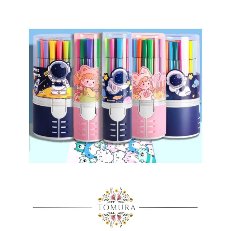 

Spidol Warna Warni 1 Set Hexagonal Watercolor Marker Pen 12 Warna Stationery Peralatan Sekolah Back To School Peralatan Kantor