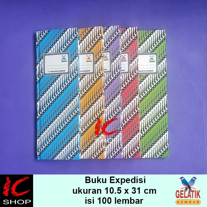 

Buku Ekspedisi 100 Lembar Hard Cover Batik vision / Buku vision