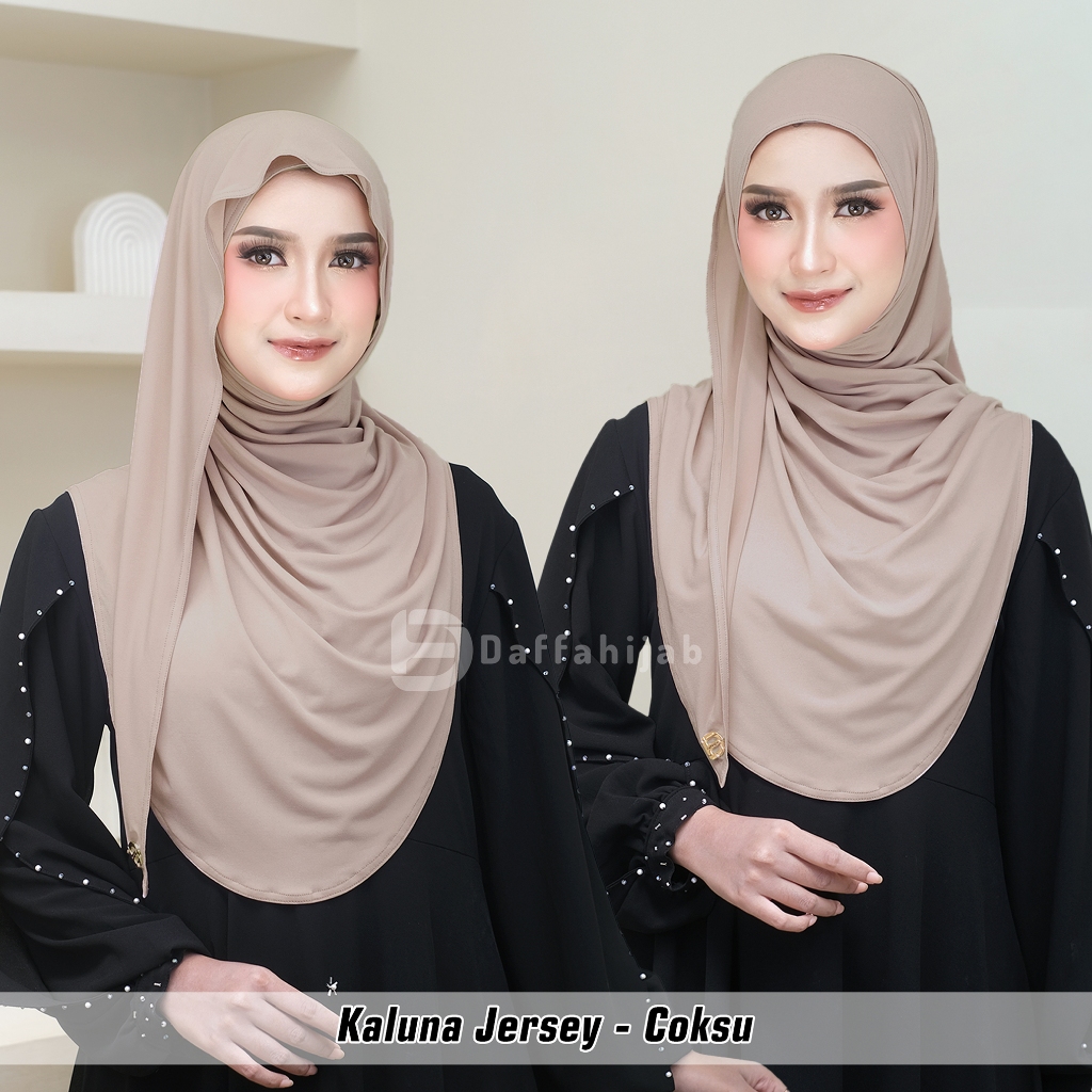 Grade B Pashmina instan kaluna jersey by daffahijab