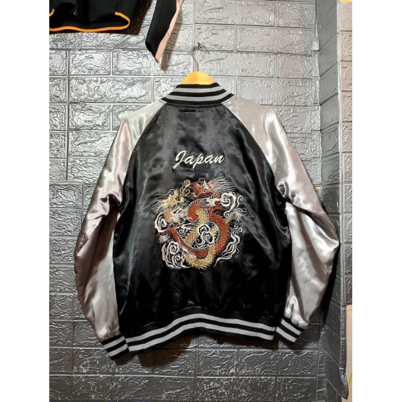 jaket sukajan twin dragon size L