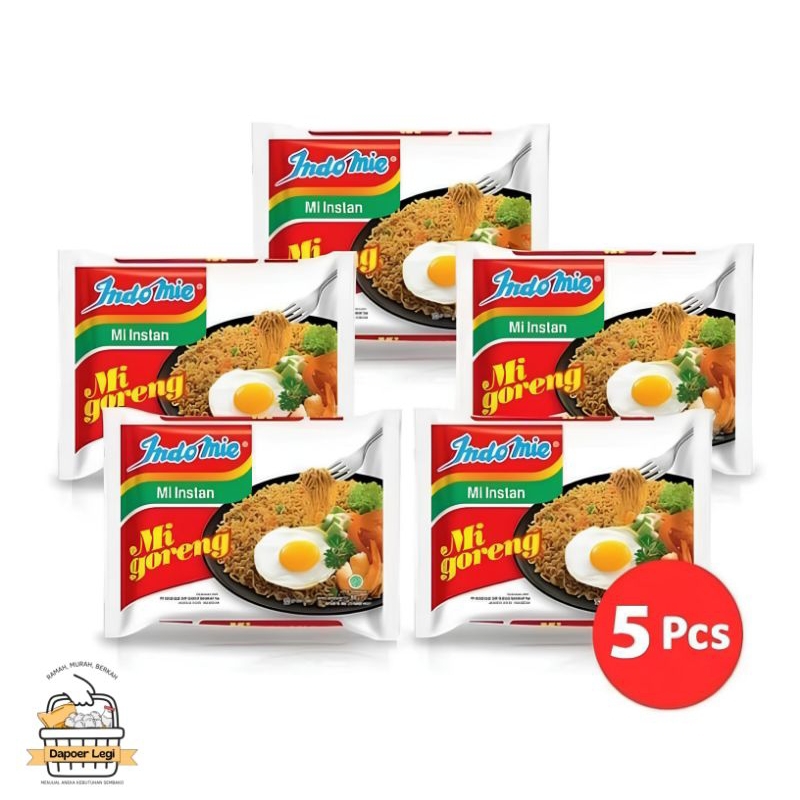 

Indomie Goreng Isi 5 pcs