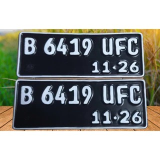 AdK PLAT MOTOR STANDAR FONT BARU MOTOR LISTRIK AST