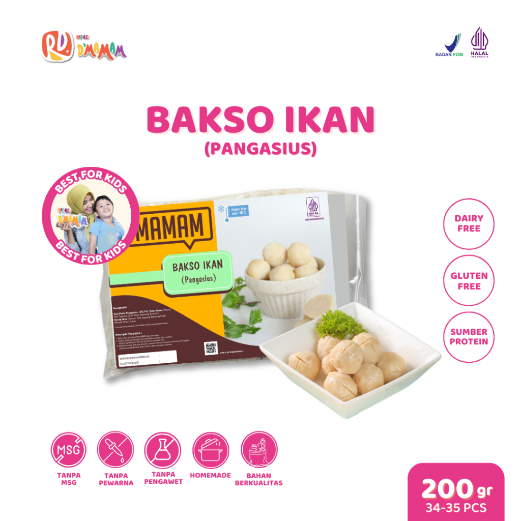 

Dmamam Bakso Ikan Dori Frozen Food Mpasi Halal BPOM
