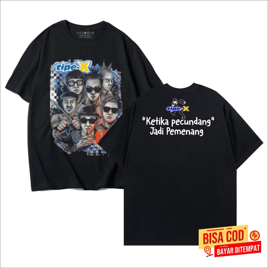 KAOS TIPE-X DISTRO BAND DISTRO SKA SKA SKA REGGAE
