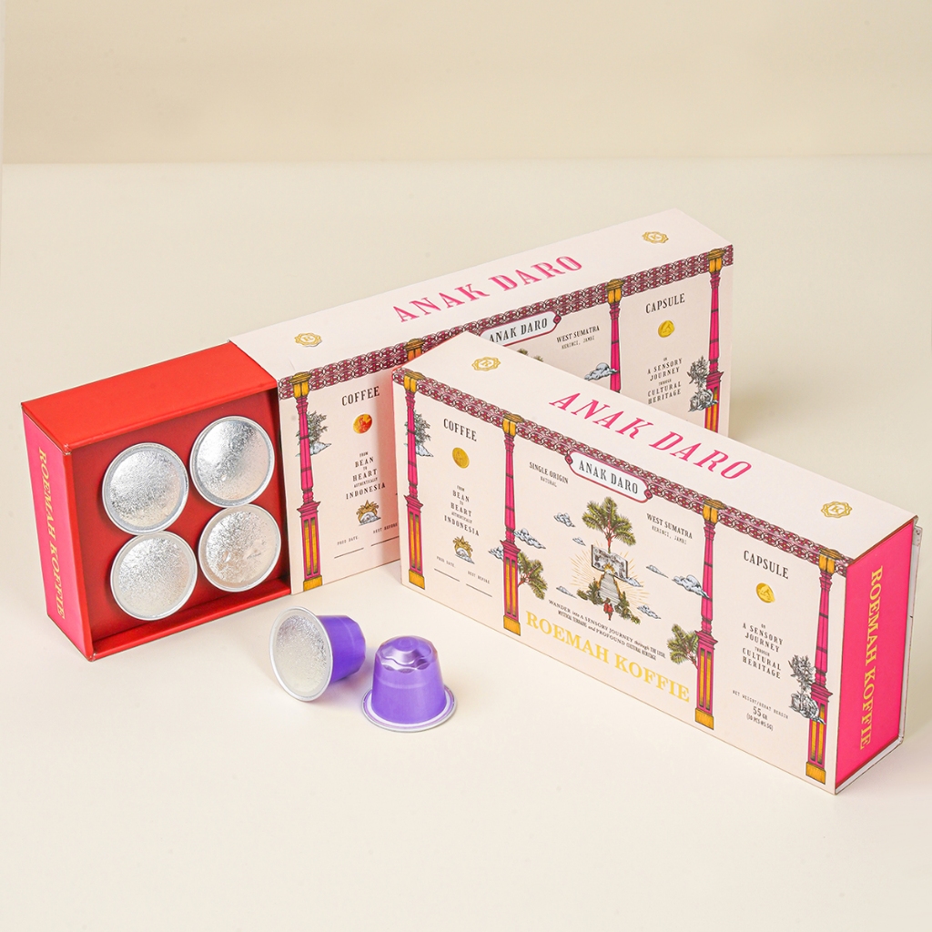 

Roemah Koffie Coffee Capsule Anak Daro Arabica Kerinci Premium Coffee Beans Single Oriigin