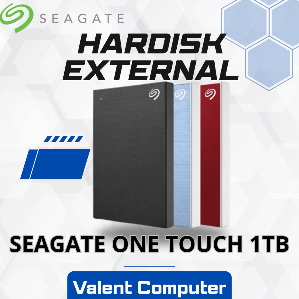 Hardisk External 1TB Seagate One Touch Portable HDD Eksternal Original