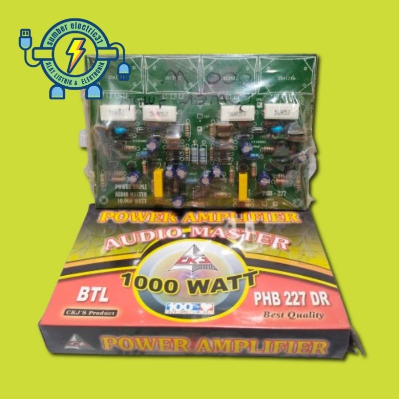 KIT DRIVER POWER AMPLIFIER BTL AUDIO MASTER 1000 WATT BY CKJ