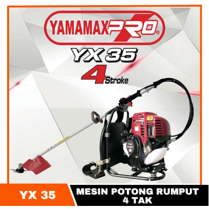 YAMAMAX YX35 Mesin Potong Rumput 4 Tak/ Brush Cutter YX35