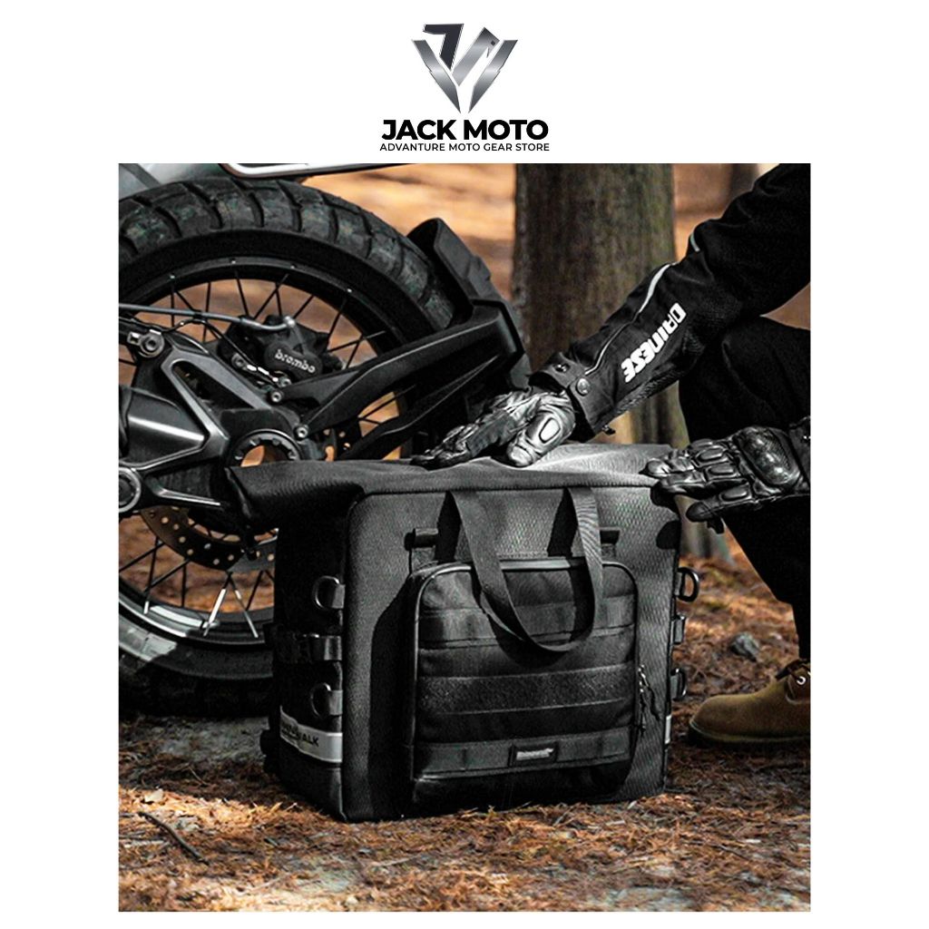 Tas Motor Rhinowalk MTR2050 Motorcycle Side Bag 25L Tailbag Waterproof