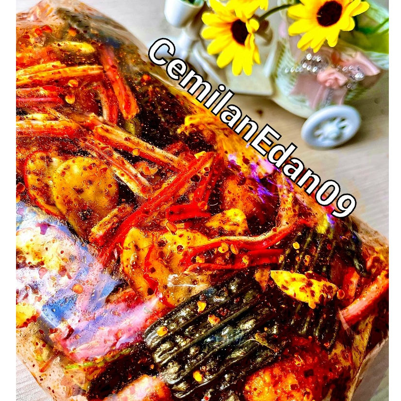 

Seblak Mix Campur Pedas 500gr Daun Jeruk Cikruh Renyah Gurih Jengkol Jaat Kemplang Siomay Tiktak