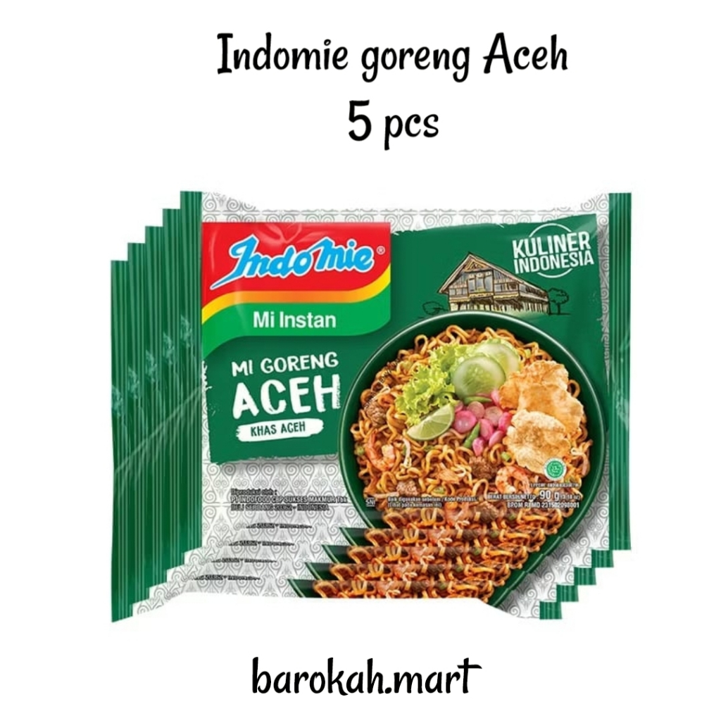 

Indomie Mie Goreng Aceh 5 pcs x 90 gr
