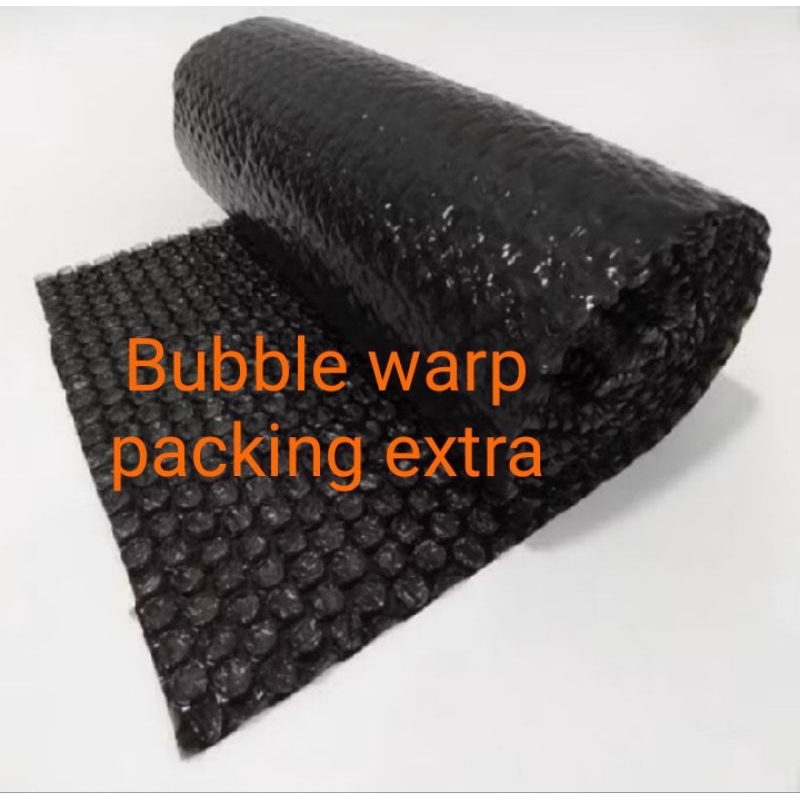 

Packing Tamabahan Extra Bubble warp untuk semua paket