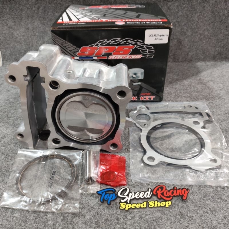 BLOK SHER SP5 BORE UP 62MM BUAT YAMAHA MX KING / JUPITER MX 135 / VIXION / R15 V2