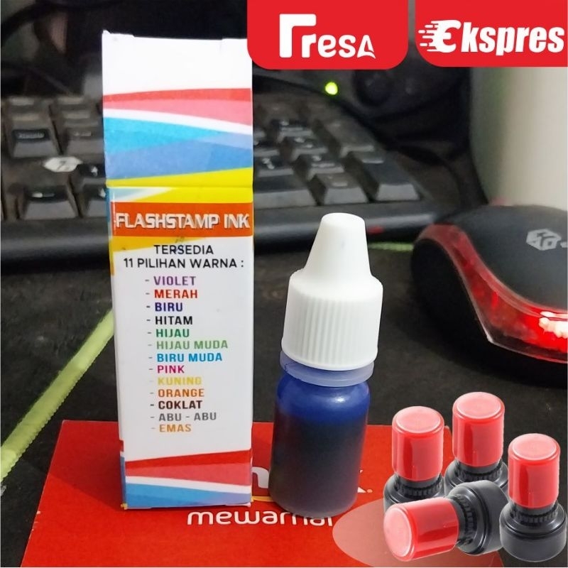 

Tinta Stempel Flash 10 ML Peralatan Kantor Perlengkapan alat Tulis Tinta Nota