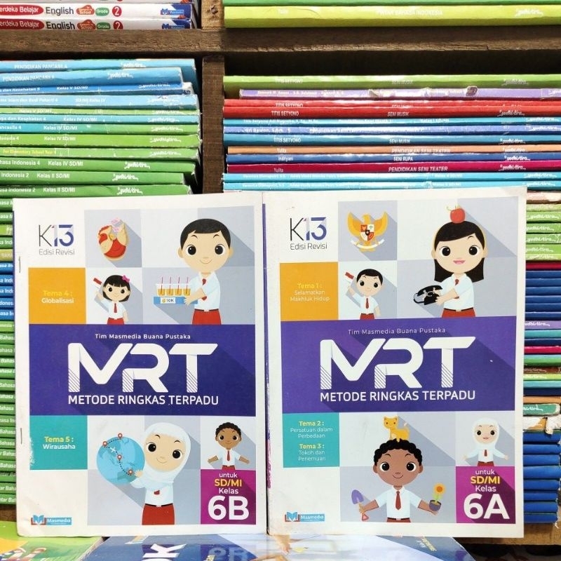 MRT metode ringkas terpadu kelas 6 A,B.SD kurikulum 2013 edisi revisi