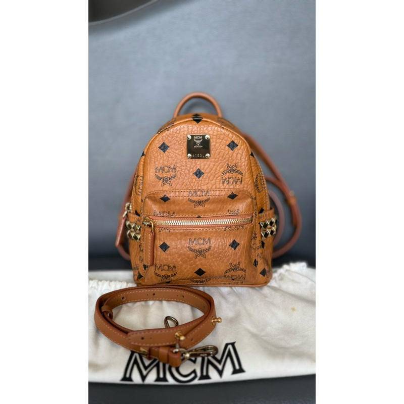 tas ori backpack MCM mini bebe boo bekas