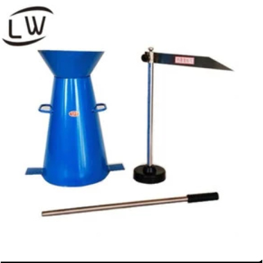 SLUMP TEST SET / CORONG SLUMP TEST BAHAN BESI / CONE FUNNEL SLUMP TEST