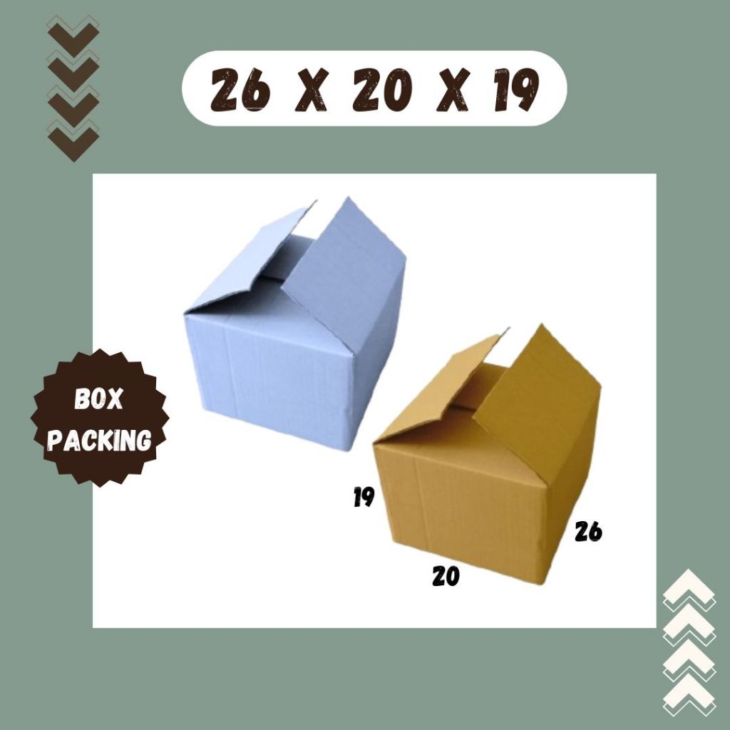 

Box 26x20x19 Kardus Packing A1 Olshop Karton Dus Souvenir Kotak Kemasan Sparepart Jamu Madu Assesoris Kosmetik