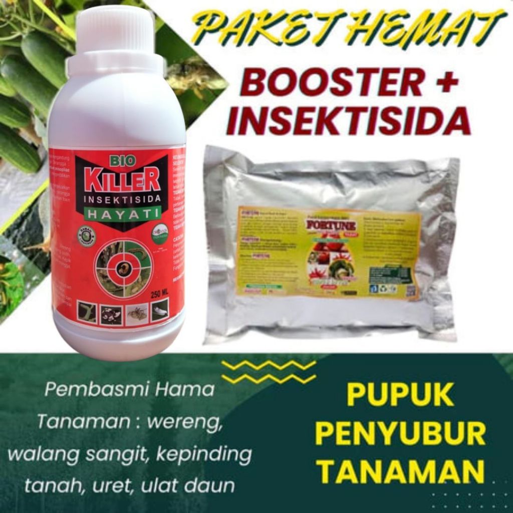 Paket Pupuk Bawang Pembesar Umbi, Insektisida Bawang Merah, Obat Ulat Tanah