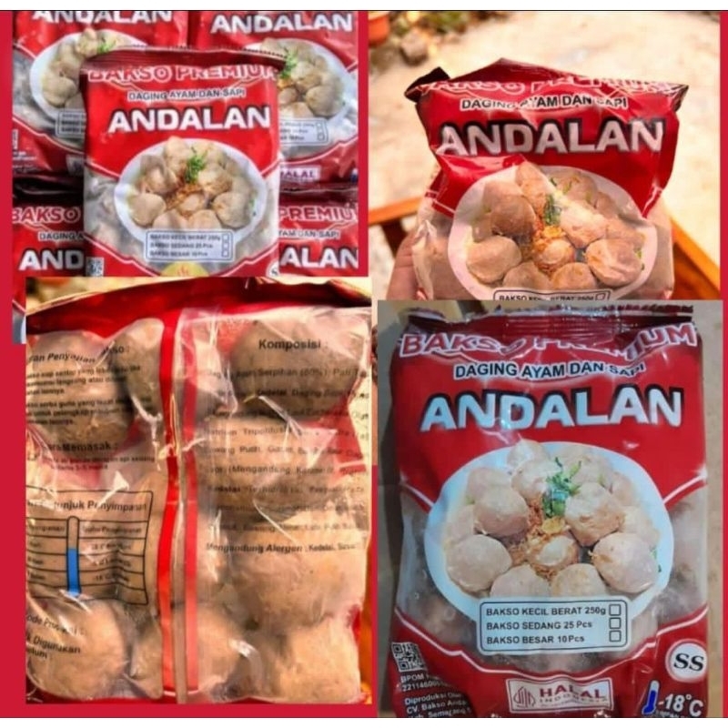 

BAKSO ANDALAN PREM IUM AYAM & SAPI 500GR