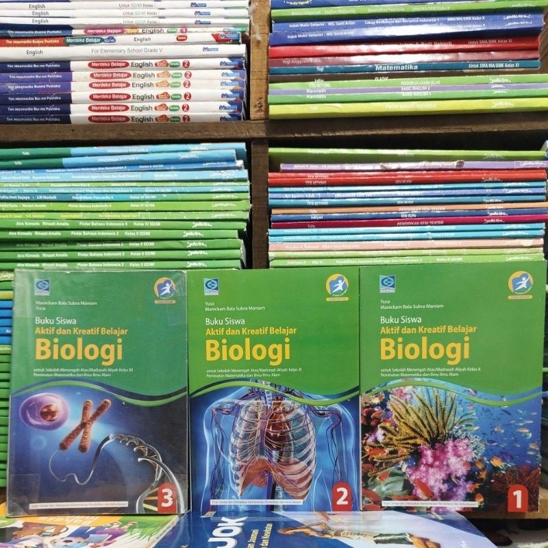 Buku Siswa Biologi kelas 10,11,12 SMA kurikulum 2013 edisi revisi