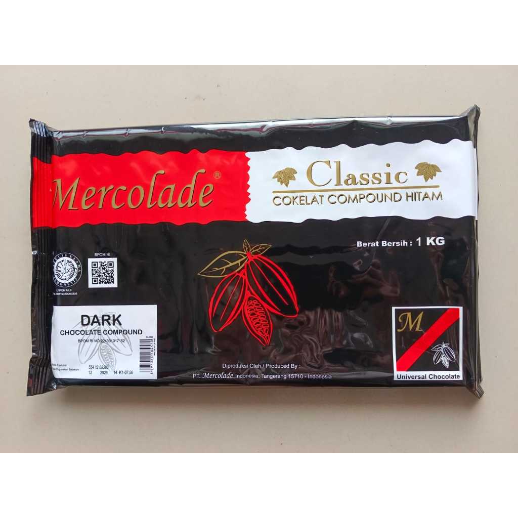 

coklat Mercolade Classic Compound Dark 1kg