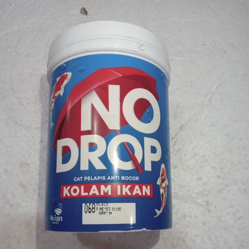 NO DROP KOLAM IKAN.... Cat kolam ikat cat/cet/no drop/nodrop/kolam ikan