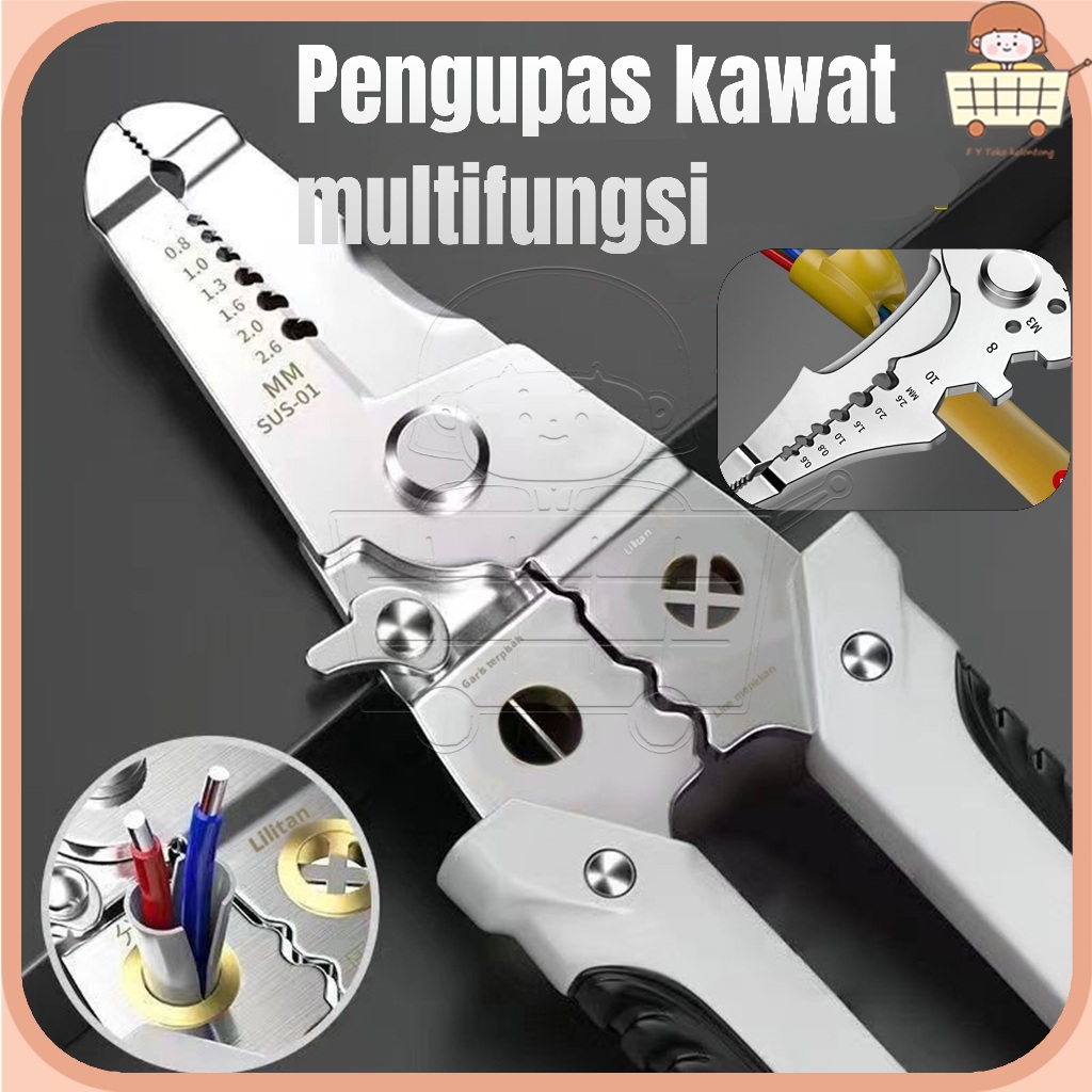 Tang Potong Kupas Kabel / Tang Kupas Kabel
