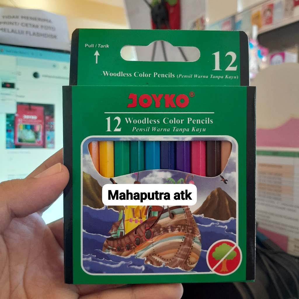 

PENSIL 12 WARNA PENDEK JOYKO CP-107 PENSIL WARNA MURAH