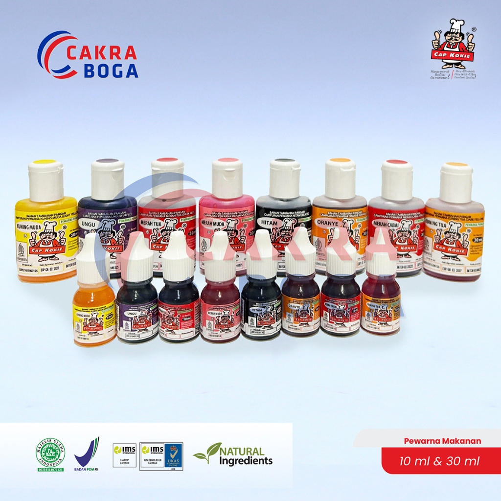 

Pewarna Makanan Kokie 30 ml / Food Colouring