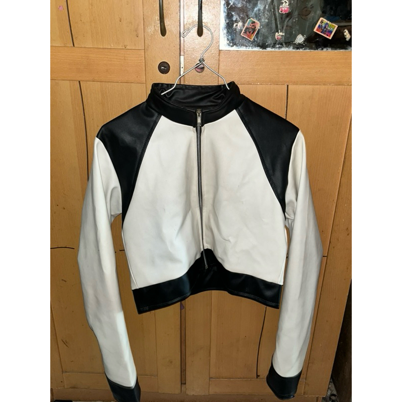 leather jacket y2k women