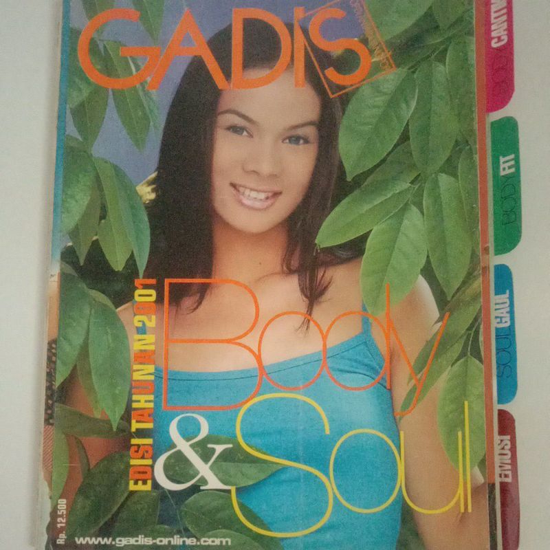 Majalah Gadis Edisi Tahunan 2001 Cover Astrid Tiar Josephine Panjaitan