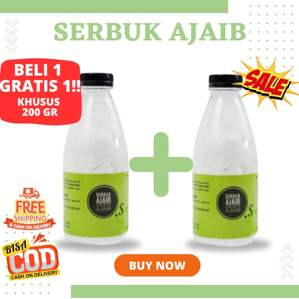 (BELI1 GRATIS1) SERBUK AJAIB - SERBUK AJAIB PEMBERSIH KERAK KAMAR MANDI - SERBUK AJAIB PEMBERSIH TOI