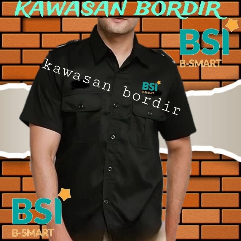 Terbaru kemeja agen BSI smart baju BSI smart seragam agen BSI smart pdh BSI smart baju BSI smart ful