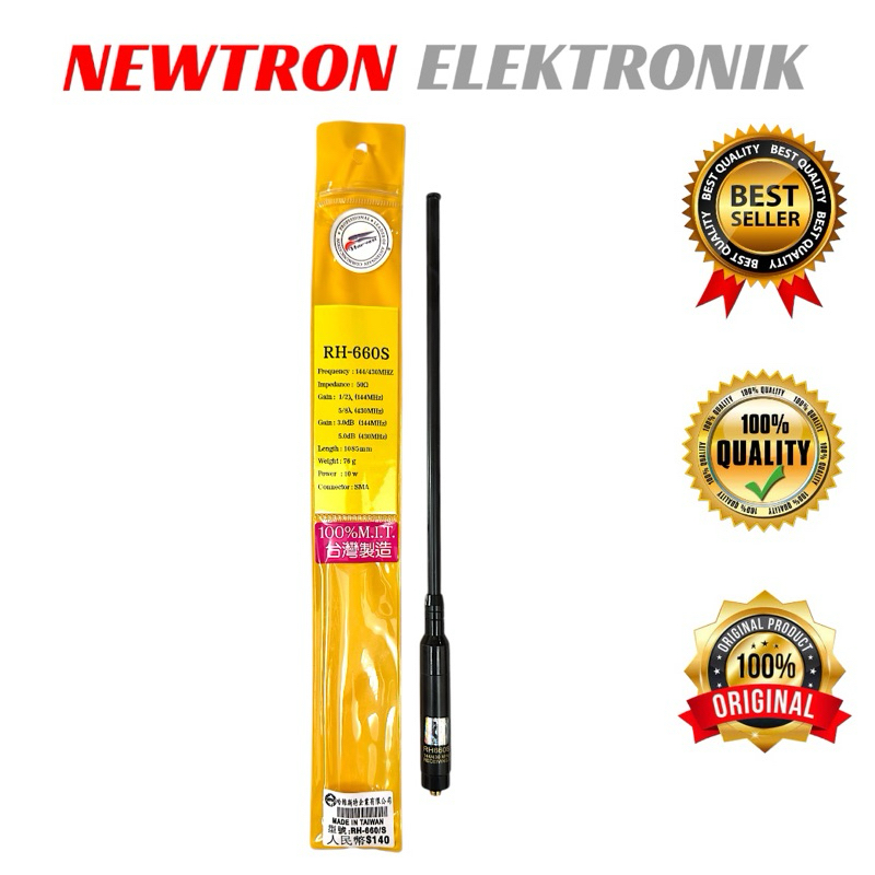 Antena RH-660S RH660S Sma Female Dualband VHF UHF