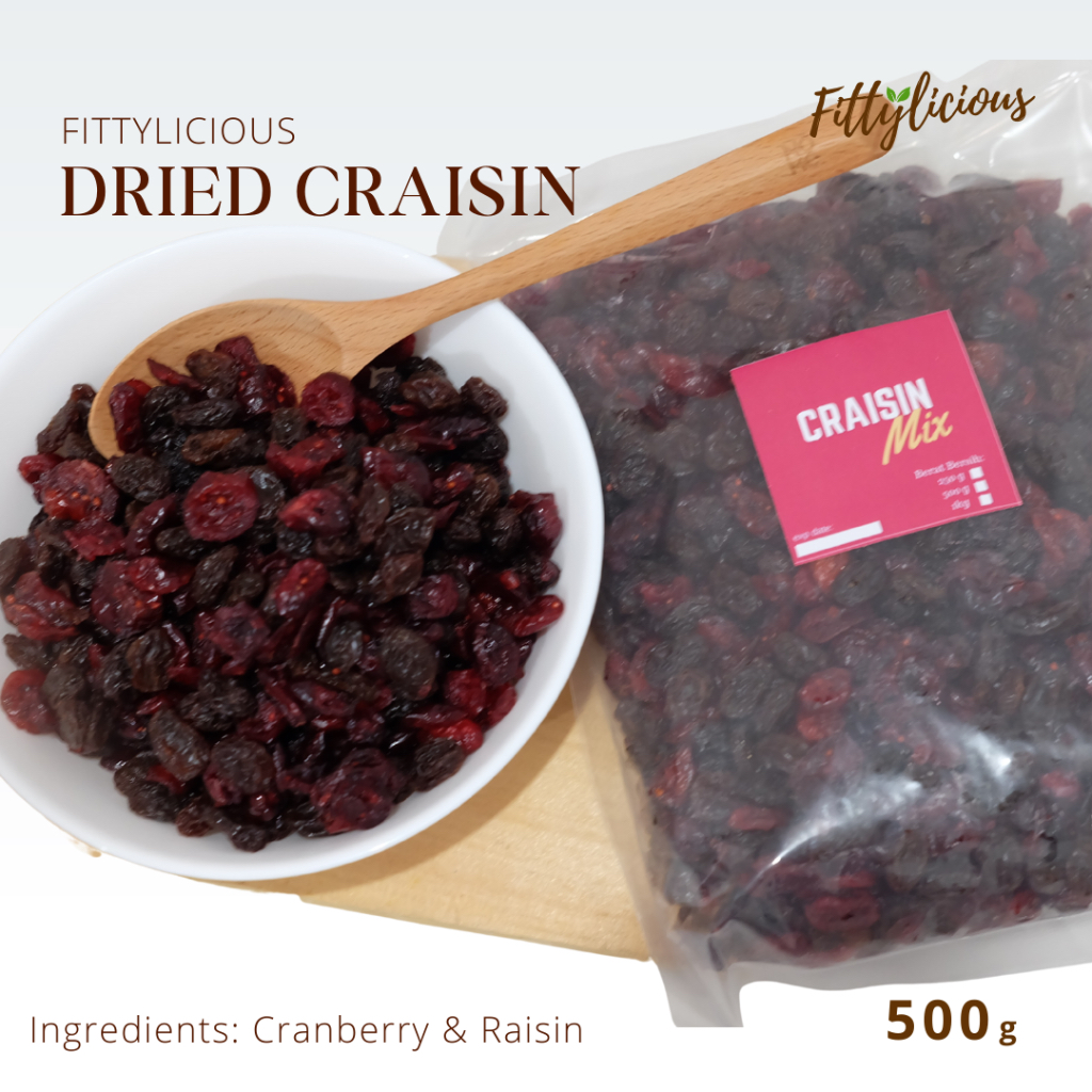 

Cranberry Raisin Mix 500 gr / Campuran Cranberry Kismis 500 gr / Craisin 500 Gr