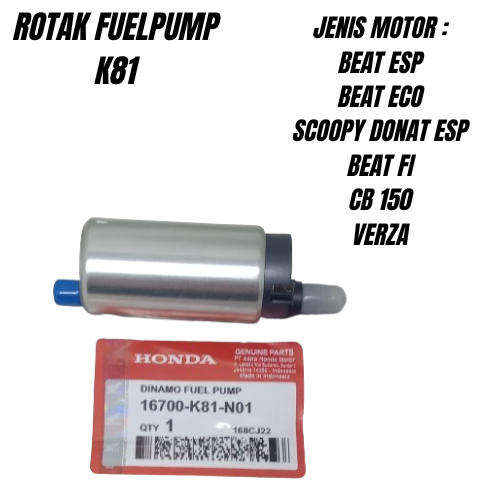 ROTAK FUELPUMP VERZA BEAT POP K81