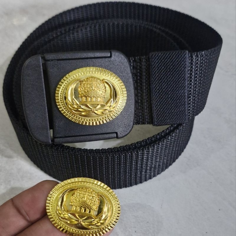IKAT PINGGANG KORPRI 1 SET DENGAN PIN KORPRI ASN - SABUK KORPRI ASN + KORPRI ASN