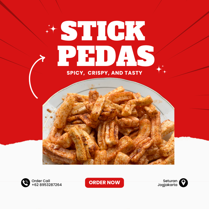 

1KG CEMILAN Kerupuk Stick Pedas Gurih Asin KERUPUK VIRAL