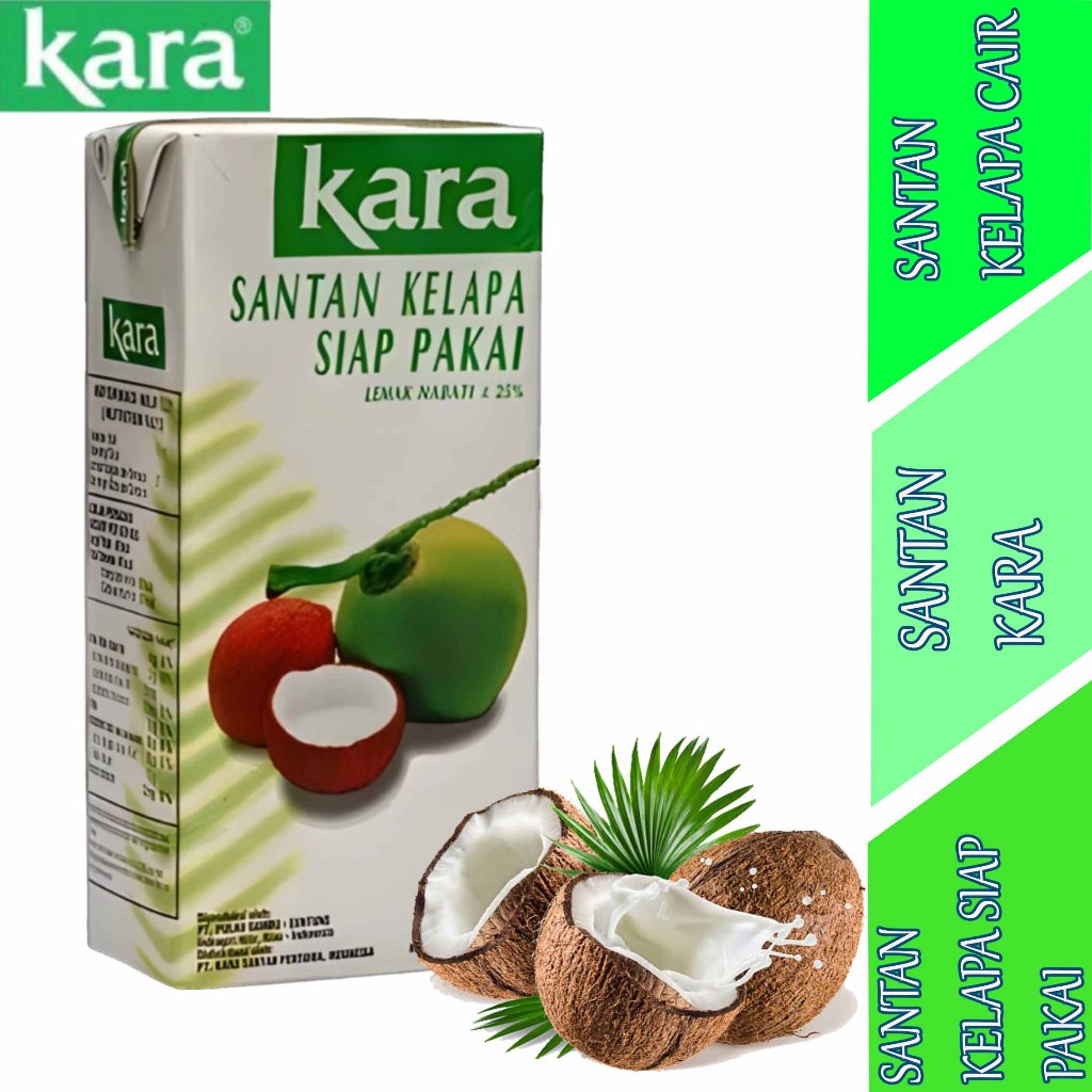 

Santan Kelapa Siap Pakai - Santan Kara - Santan Krim Kelapa - 1000ml