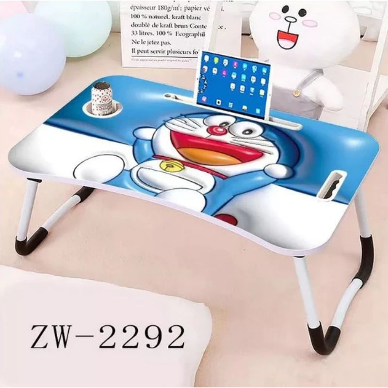 

Meja Belajar Lipat Portable Karakter / Meja Laptop Anak Hijab / Meja Belajar Anak