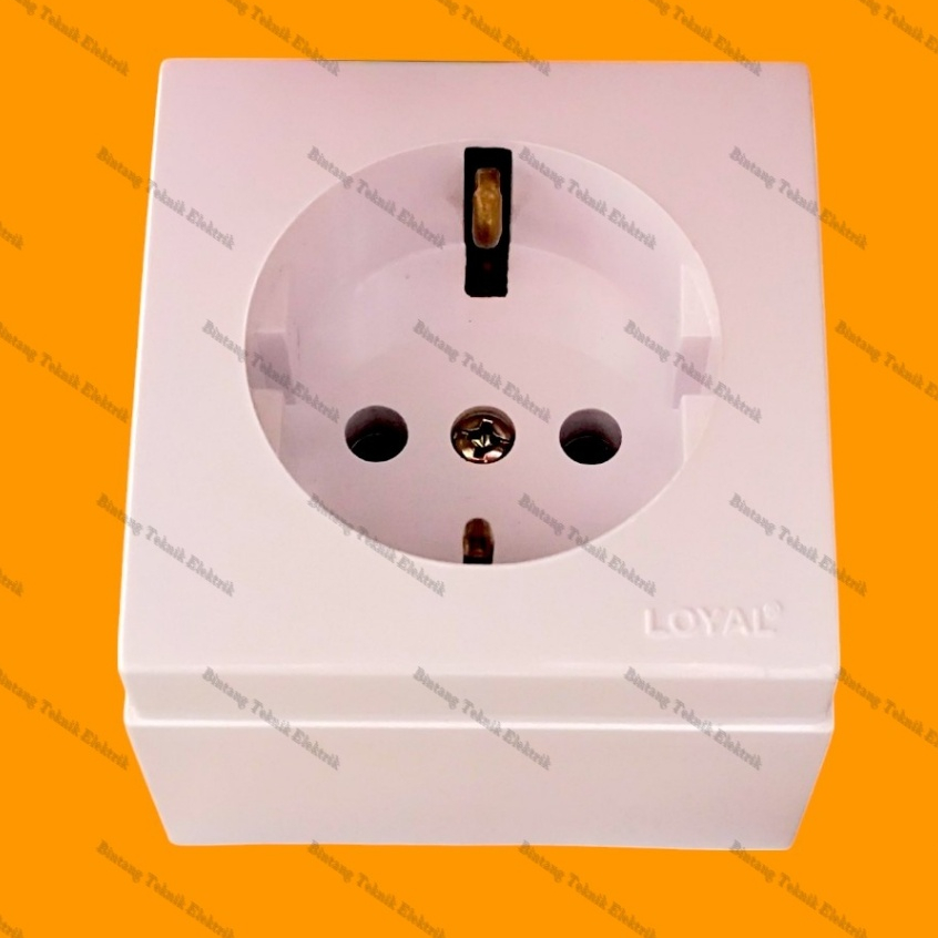 STOP KONTAK OB LOYAL LY-830 SNI / Loyal Saklar Lampu Outbow Ly830 Switch Lamp Seri Engkel Stop Konta