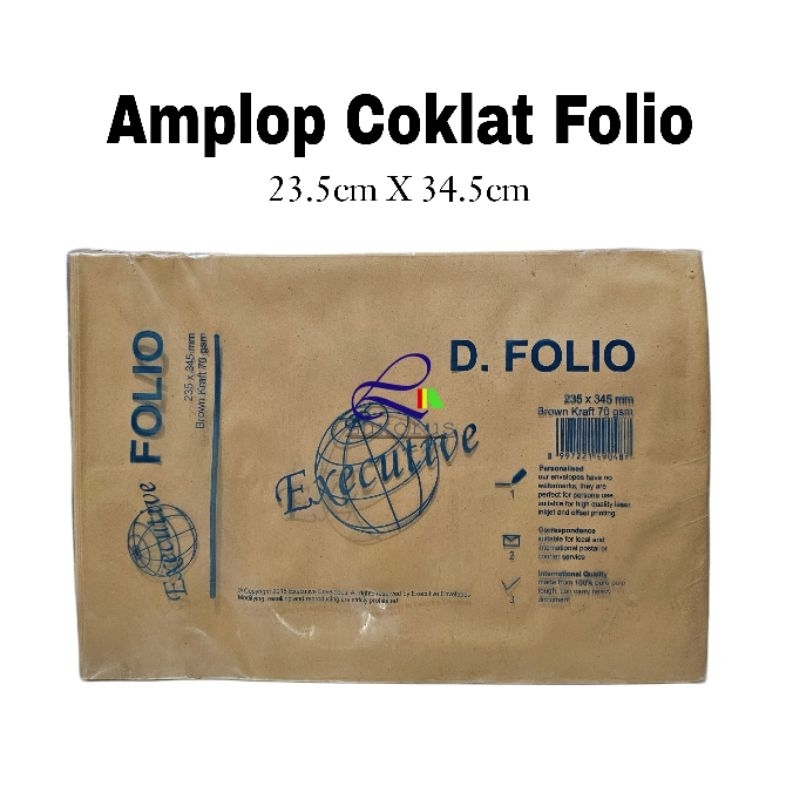 

Amplop Coklat Samson D / Folio Brown Kraft
