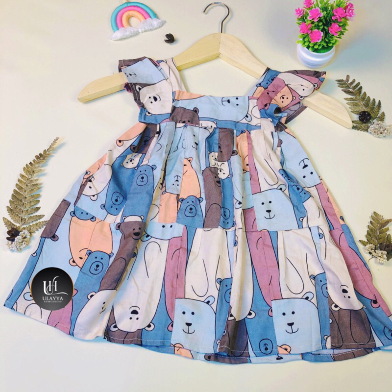 DASTER SAMBUNG RAYON ANAK | NON OBRAS | Pilih Motif Murah | Motif Lucu | Kekinian | Dress Anak