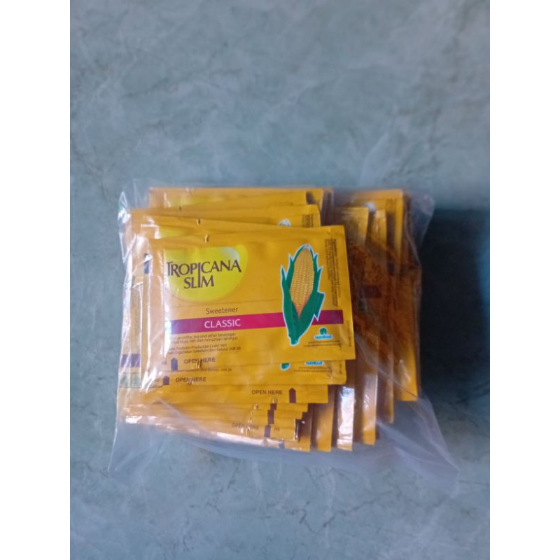 

Tropicana slim classic sachet repack isi 40ps